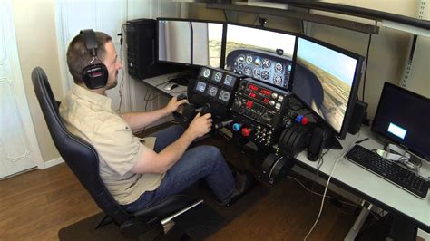 X-Plane Simulator with TrackIR and Saitek Cessna Pro Flight Controls ...