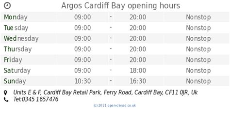 Argos Cardiff Bay opening times, Units E & F, Cardiff Bay Retail Park ...