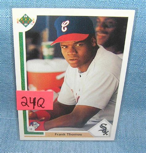 Frank Thomas rookie baseball card