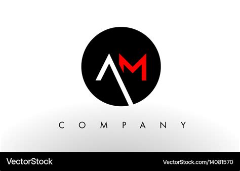 Am logo letter design Royalty Free Vector Image