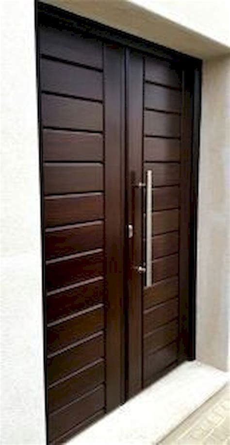 Wooden Double Door Modern Design - Design Talk