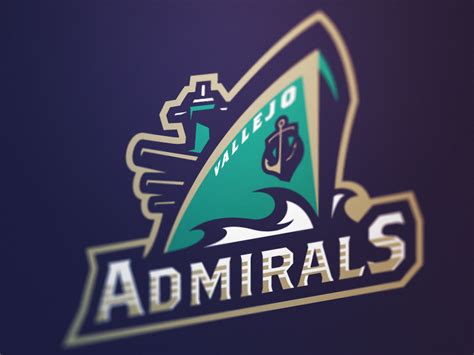 Admirals | Sports logo design, Sports logo inspiration, Ship logo