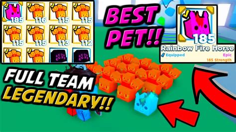 FULL LEGENDARY TEAM & STRONGEST PET!! | Pet Simulator 2 (Roblox) - YouTube