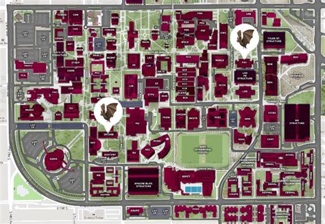 University Of Arizona Campus Map