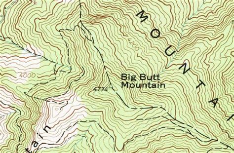 Mountains On A Topographic Map - Colene Catherina