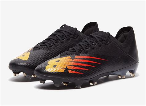 New Balance Furon V6 FG - Black / Flame | Football boots | Football ...