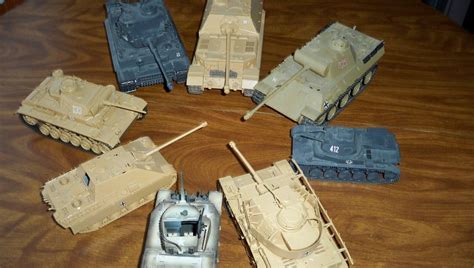 WW2 German Tank Models and 1 American Tank Model Lot of 8 | #4664677321