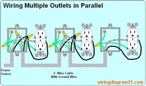 how to wire Multiple Outlet In Parallel electrical Wiring Diagram ...