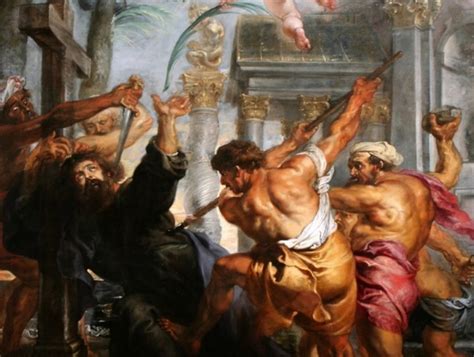 The Martyrdom of St. Thomas, Apostle of India by Peter Paul Ruber (1637 ...