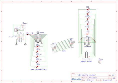 Cable Tester DIY - OSHWLab