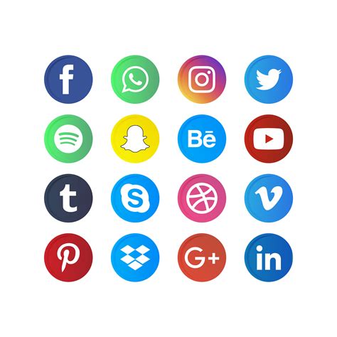 Popular Social Media logo collection - Download Free Vectors, Clipart ...