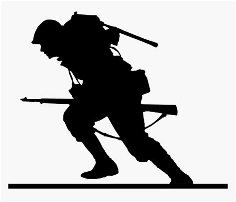 World War, Soldier, Run, Attack, Silhouette, Defense - Ww2 American ...