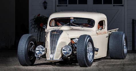 Bring A Trailer: Chopped Custom Dodge Pickup Hot Rod With 331ci Hemi Power