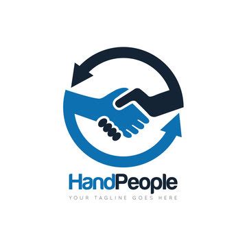 Handshake Logo Clipart Designs