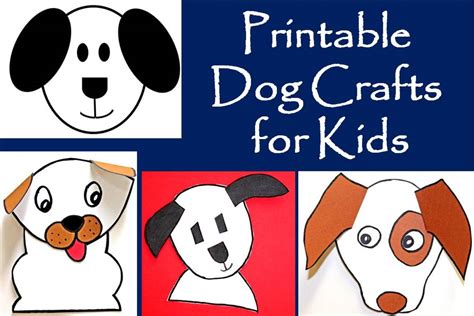 Printable Dog Patterns With Simple Shapes for Kids' Crafts - FeltMagnet