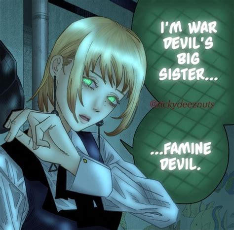 Fami/Famine Devil Colored Panel : r/ChainsawMan