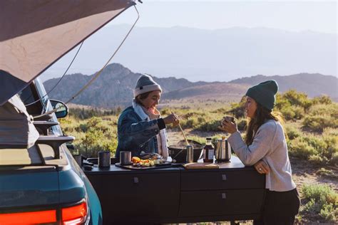 Rivian Truck Receives Custom Snow Peak Kitchen Treatment | GearJunkie