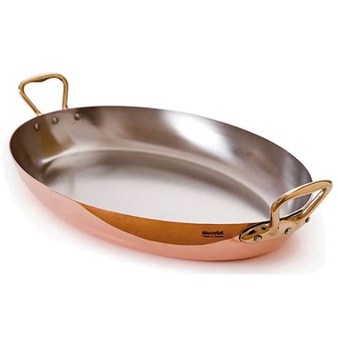 MAUVIEL OVAL ROASTING PAN, 13.75" COPPER 034051 3574906524351 | eBay