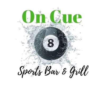 On Cue Sports Bar & Grill menu in Front Royal, Virginia, USA