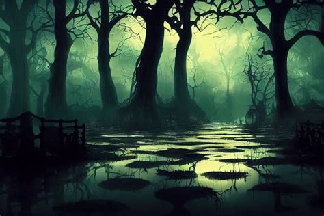 Scary swamp Stock Photos, Royalty Free Scary swamp Images | Depositphotos