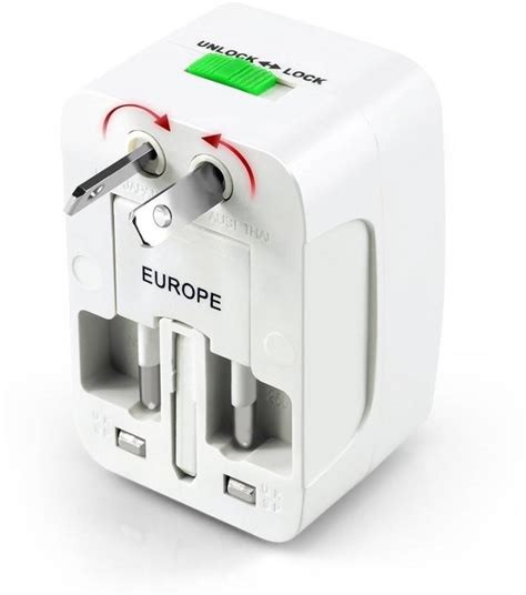 Jap Universal World Wide Travel Charger Adapter Plug, White Worldwide ...