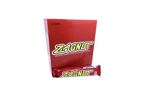 Zagnut 1.75oz Bar or 18 Count Box — b.a. Sweetie Candy Store