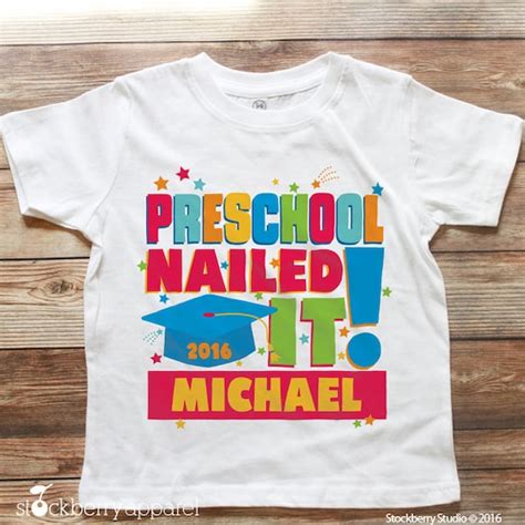 Preschool Graduation Shirt - Preschool Graduate Shirt - Preschool ...