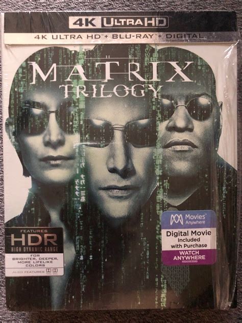 THE MATRIX TRILOGY 4K BLURAY BLU RAY, Hobbies & Toys, Music & Media ...