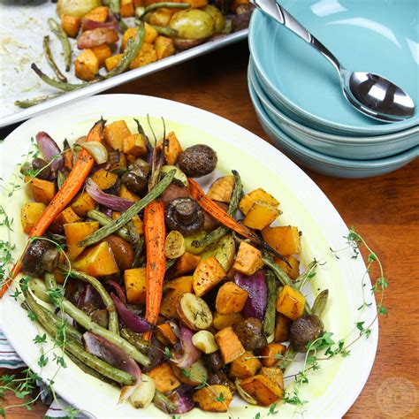 Roasted Fall Vegetables - Colorful Recipes