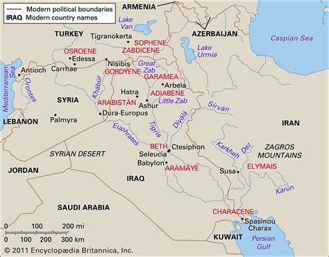 Mesopotamia Political Map