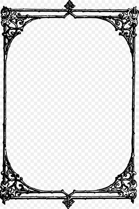 Borders And Frames Victorian Era Wedding Invitation Clip Art, PNG ...