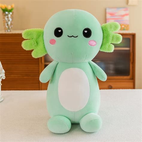 Cartoon Axolotl Doll Plush Toy Stuffed Underwater Animal Salamander ...