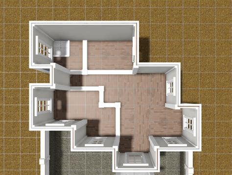 1-Story 1-Bedroom Layout for Bloxburg Roblox