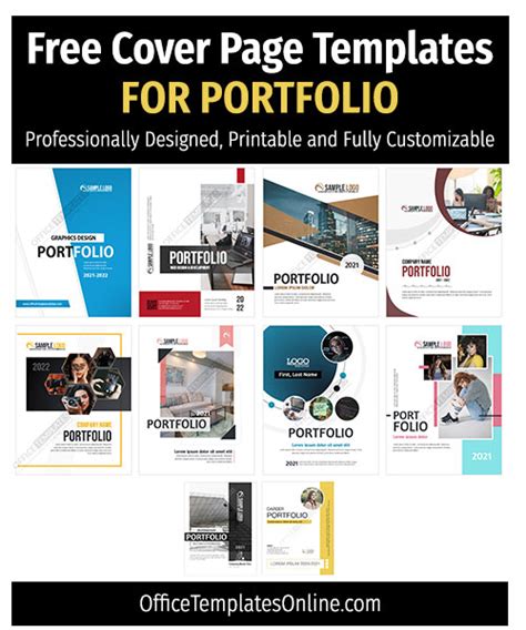 Free Career Portfolio Template Microsoft Word - PRINTABLE TEMPLATES