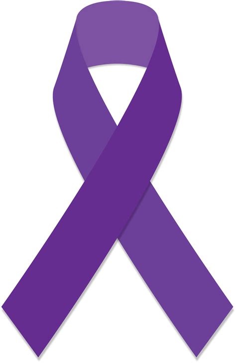 Purple Cancer Ribbon - ClipArt Best