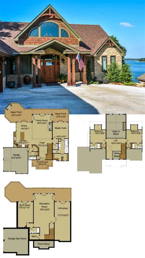 Small Lake House Plans With Walkout Basement - House Plans