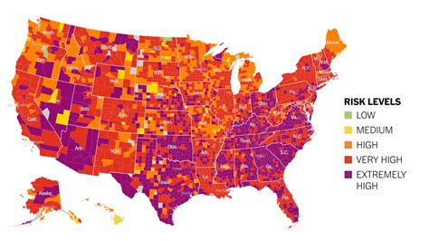 See Covid-19 Risk in Your County and a Guide for Daily Life Near You ...