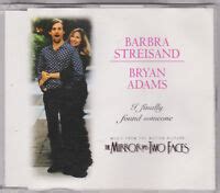 BARBRA STREISAND & BRYAN ADAMS - I FINALLY FOUND SOMEONE 1996 UK PRESS ...