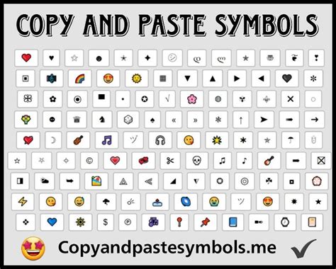 Copy And Paste Symbols : ̗̀ Cool Symbols & Emoji