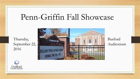 Penn-Griffin School for the Arts-Fall Showcase 2016 : Guilford County ...