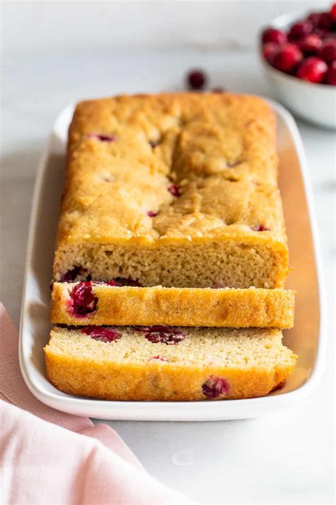 Paleo Almond Flour Cranberry Bread - The Toasted Pine Nut