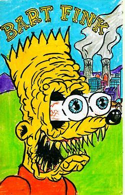 Bart Smoking Weed, Trippy, Bart Simpson, Weird, Cartoon, Comics ...