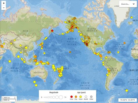 Current Earthquake Map - Photos Cantik