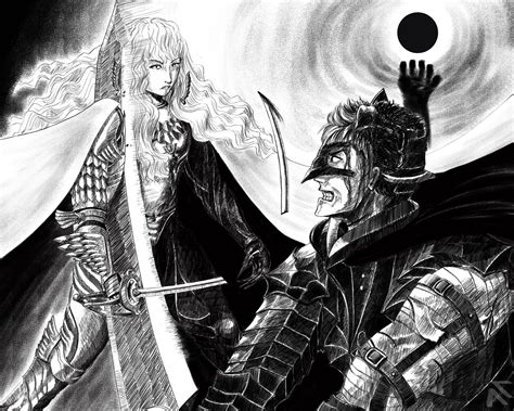 ArtStation - Guts vs Griffith- Berserk Fanart