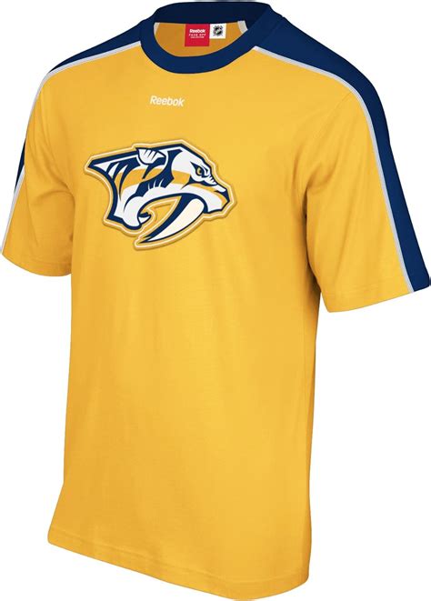 NHL Nashville Predators Short Sleeve Team Jersey T-Shirt: Amazon.co.uk ...