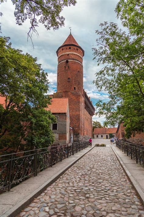 Castle in Olsztyn, Poland editorial stock photo. Image of brick - 62153408