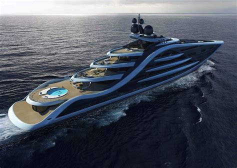 130m Ultra-Luxurious Mega Yacht Concept EPIPHANY by Andy Waugh Design ...