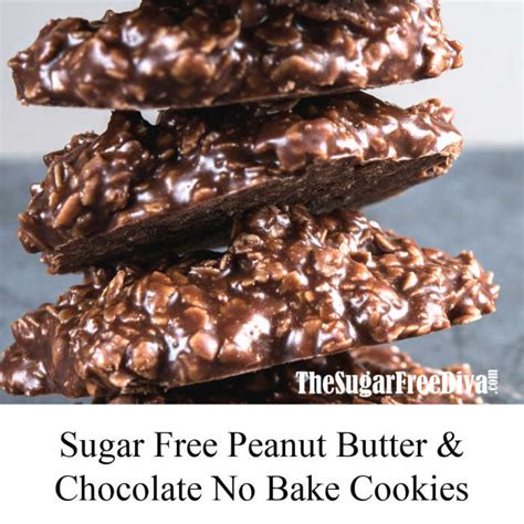 No Bake Sugar Free Chocolate Cookies - THE SUGAR FREE DIVA