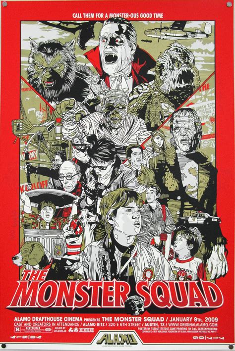 The Monster Squad / screen print / Tyler Stout / regular / USA