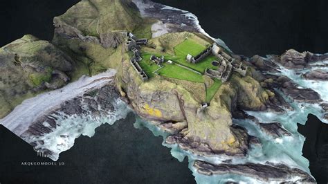 Dunnottar Castle | SCOTLAND - Buy Royalty Free 3D model by ...